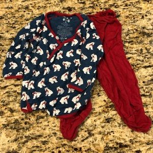 Kickee Polar Bear Kimono set